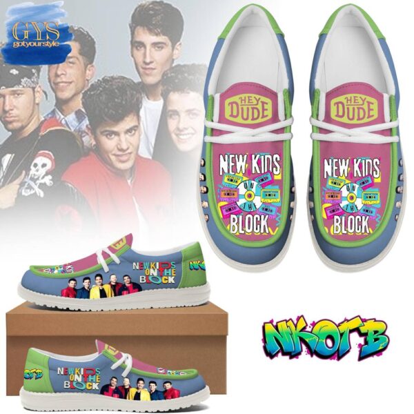 Tubopro New Kids On The Block Personalized Hey Dude Shoes For Men And Women