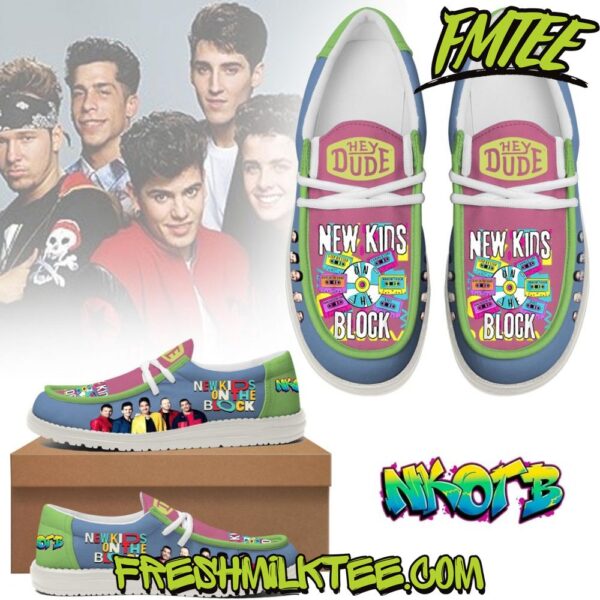 Tubopro New Kids on the Block Personalized Hey Dude Shoes For Men And Women
