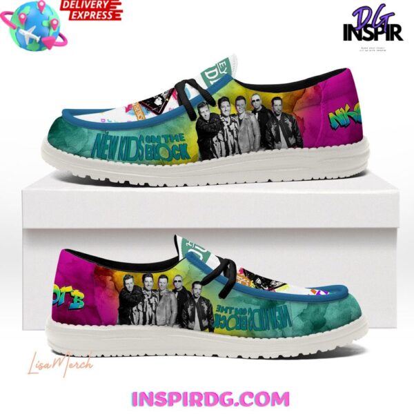 Tubopro New Kids On The Block Personalized Hey Dude Shoes For Men And Women - Image 2