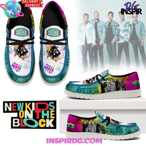 Tubopro New Kids On The Block Personalized Hey Dude Shoes For Men And Women