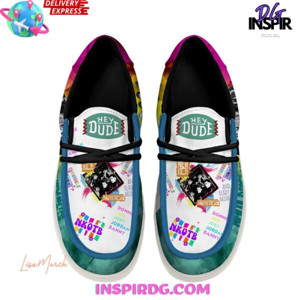 Tubopro New Kids On The Block Personalized Hey Dude Shoes For Men And Women - Image 5