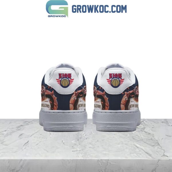 Tubopro New Orleans Pelicans Air Low-Top Sneakers Shoes For Men And Women - Image 3