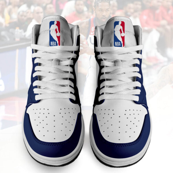 Tubopro New Orleans Pelicans AJ1 High Sneakers Shoes For Men And Women - Image 3