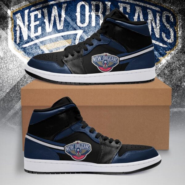 Tubopro New Orleans Pelicans NBA AJ1 High Sneakers Shoes For Men And Women