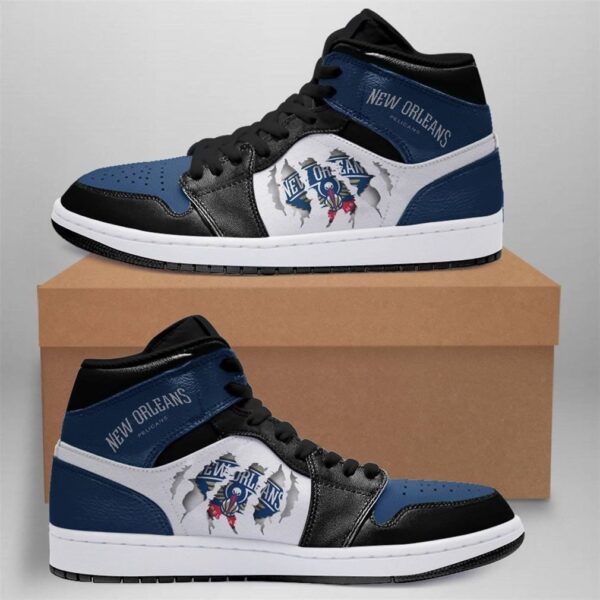 Tubopro New Orleans Pelicans NBA AJ1 High Sneakers Shoes For Men And Women