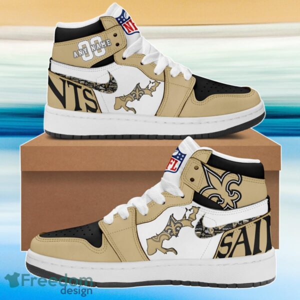 Tubopro New Orleans Saints AJ1 High Sneakers Shoes For Men And Women