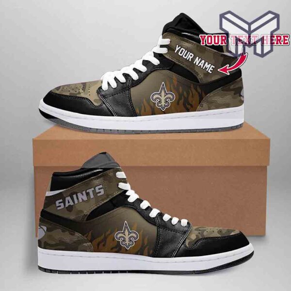Tubopro New Orleans Saints AJ1 High Sneakers Shoes For Men And Women