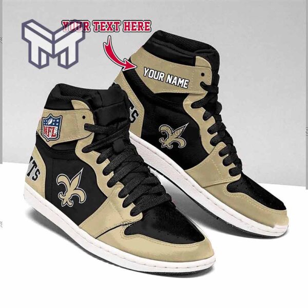 Tubopro New Orleans Saints AJ1 High Sneakers Shoes For Men And Women