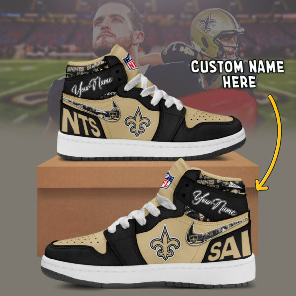 Tubopro New Orleans Saints AJ1 High Sneakers Shoes For Men And Women
