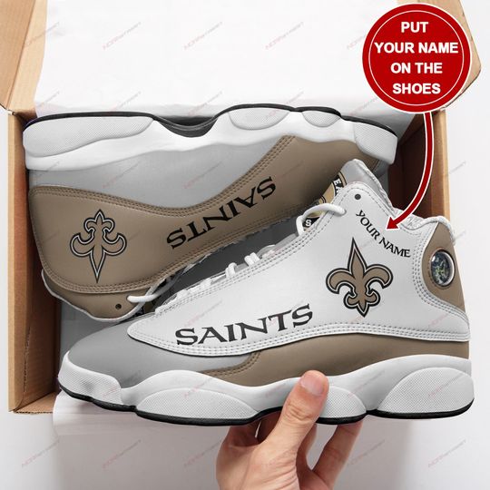 Tubopro New Orleans Saints AJ13 Sneakers Shoes For Men And Women