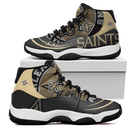 Tubopro New Orleans Saints AJ13 Sneakers Shoes For Men And Women