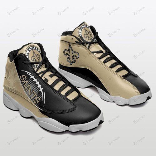Tubopro New Orleans Saints AJ13 Sneakers Shoes For Men And Women