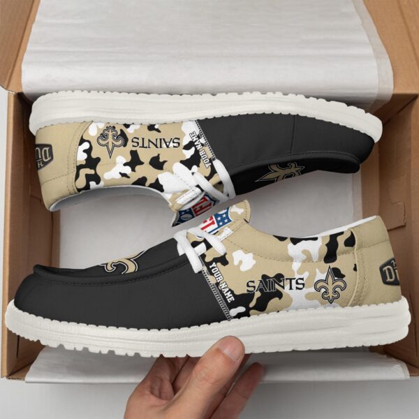 Tubopro New Orleans Saints Hey Dude Shoes For Men And Women - Image 3