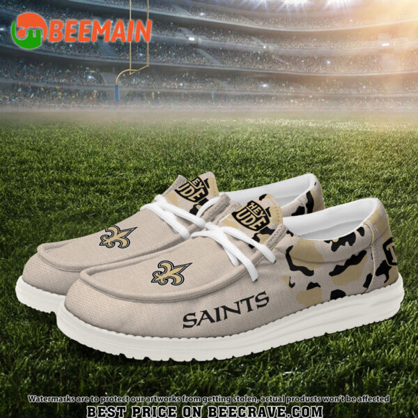 Tubopro New Orleans Saints Hey Dude Shoes For Men And Women - Image 2