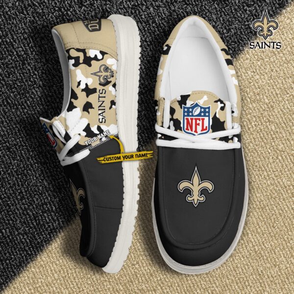 Tubopro New Orleans Saints Hey Dude Shoes For Men And Women - Image 2