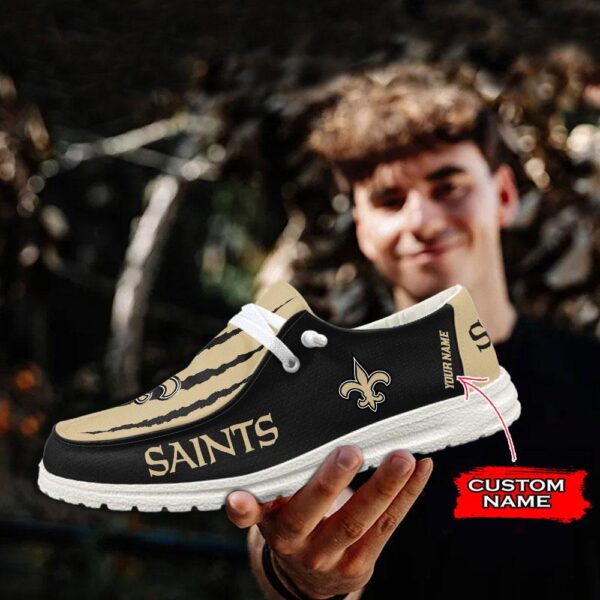 Tubopro New Orleans Saints Hey Dude Shoes For Men And Women - Image 3