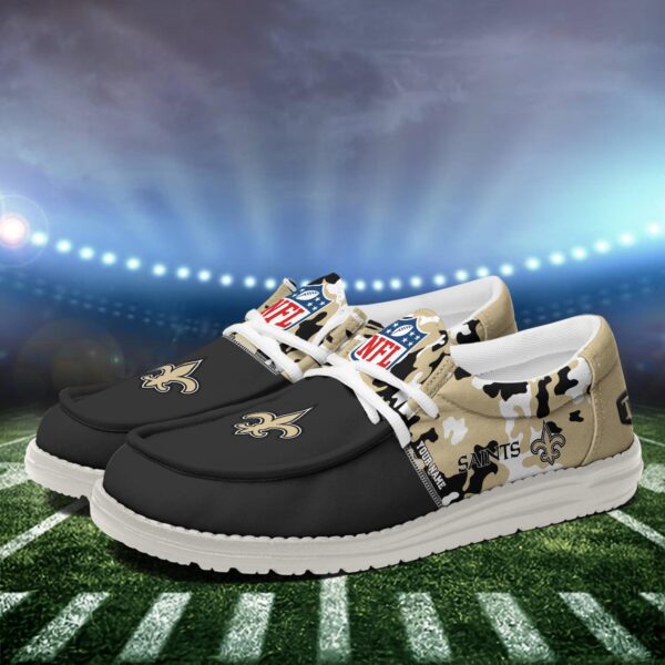 Tubopro New Orleans Saints Hey Dude Shoes For Men And Women - Image 4