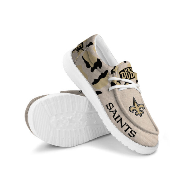 Tubopro New Orleans Saints Hey Dude Shoes For Men And Women - Image 3