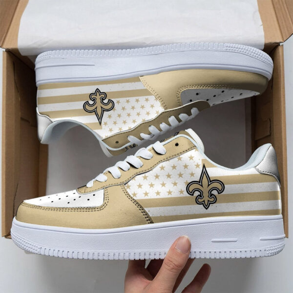 Tubopro New Orleans Saints NFL Air Low-Top Sneakers Shoes For Men And Women