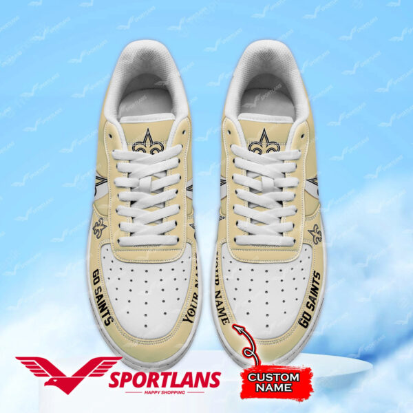 Tubopro New Orleans Saints NFL Air Low-Top Sneakers Shoes For Men And Women - Image 2
