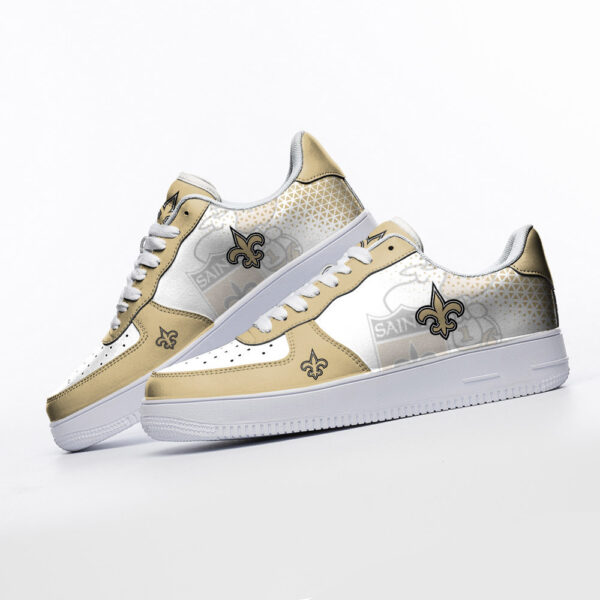 Tubopro New Orleans Saints NFL Air Low-Top Sneakers Shoes For Men And Women - Image 3