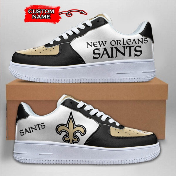 Tubopro New Orleans Saints NFL Air Low-Top Sneakers Shoes For Men And Women