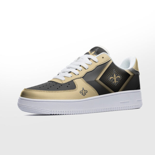 Tubopro New Orleans Saints NFL Air Low-Top Sneakers Shoes For Men And Women - Image 2