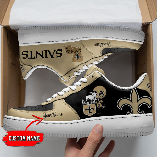 Tubopro New Orleans Saints NFL Air Low-Top Sneakers Shoes For Men And Women