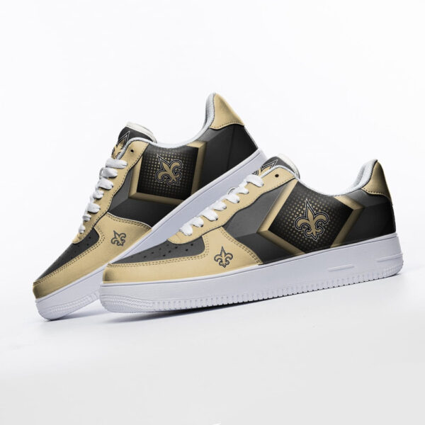 Tubopro New Orleans Saints NFL Air Low-Top Sneakers Shoes For Men And Women - Image 3