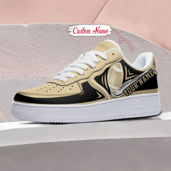 Tubopro New Orleans Saints NFL Air Low-Top Sneakers Shoes For Men And Women - Image 3