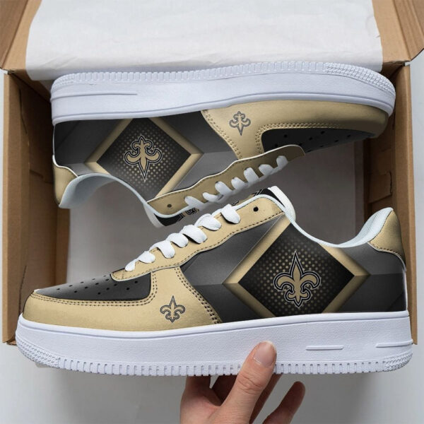 Tubopro New Orleans Saints NFL Air Low-Top Sneakers Shoes For Men And Women
