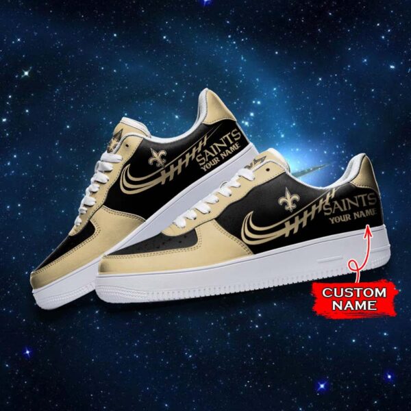 Tubopro New Orleans Saints NFL Air Low-Top Sneakers Shoes For Men And Women - Image 3