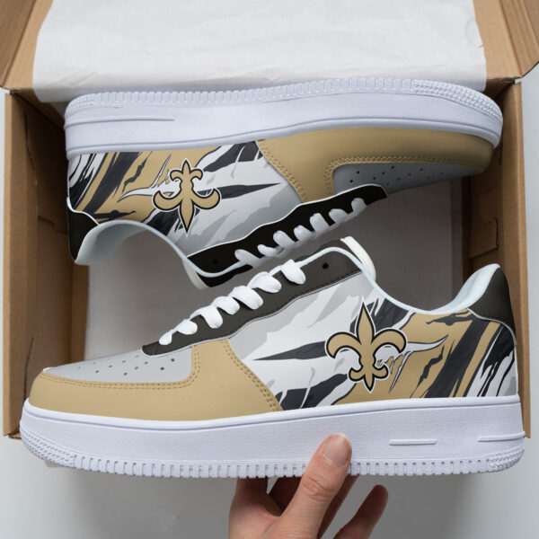 Tubopro New Orleans Saints NFL Air Low-Top Sneakers Shoes For Men And Women