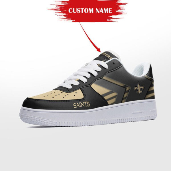 Tubopro New Orleans Saints NFL Air Low-Top Sneakers Shoes For Men And Women - Image 3