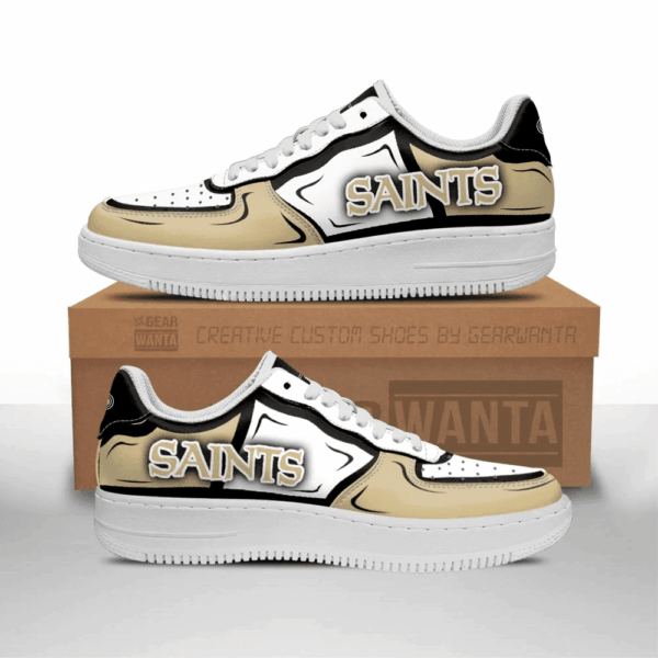 Tubopro New Orleans Saints NFL Air Low-Top Sneakers Shoes For Men And Women