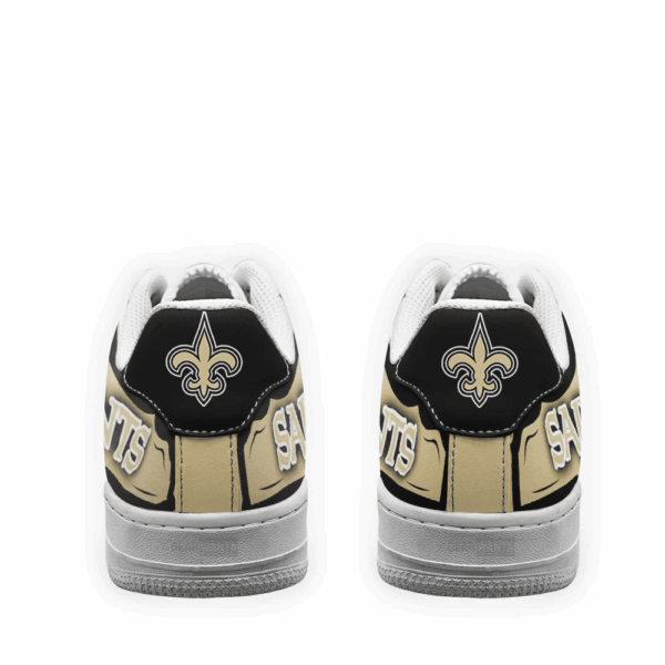 Tubopro New Orleans Saints NFL Air Low-Top Sneakers Shoes For Men And Women - Image 3