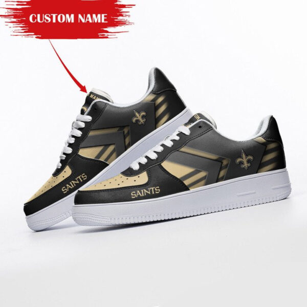 Tubopro New Orleans Saints NFL Air Low-Top Sneakers Shoes For Men And Women - Image 2
