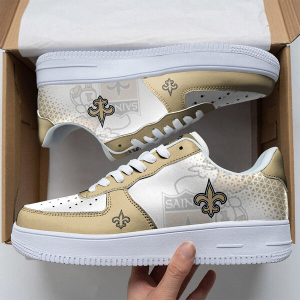 Tubopro New Orleans Saints NFL Air Low-Top Sneakers Shoes For Men And Women