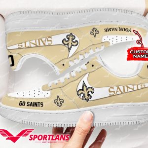 Tubopro New Orleans Saints NFL Air Low-Top Sneakers Shoes For Men And Women