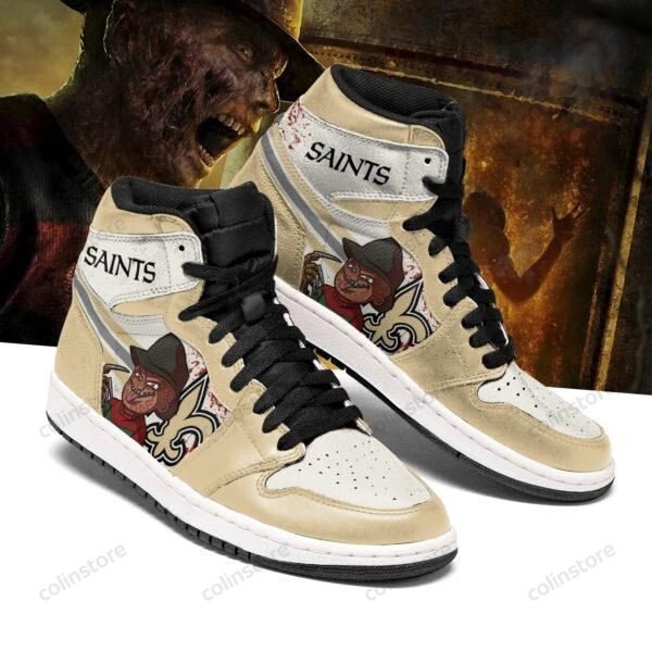Tubopro New Orleans Saints NFL AJ1 High Sneakers Shoes For Men And Women