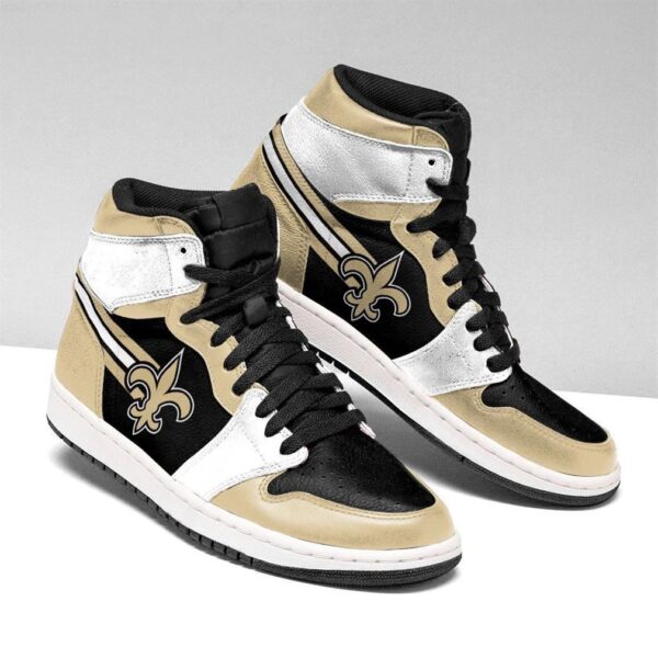 Tubopro New Orleans Saints NFL AJ1 High Sneakers Shoes For Men And Women