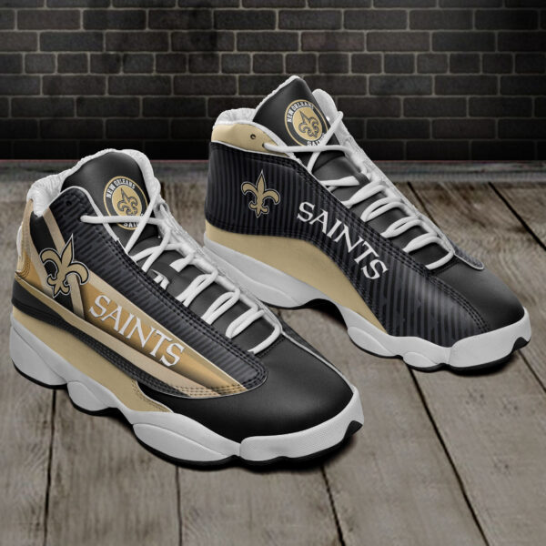 Tubopro New Orleans Saints NFL AJ13 Sneakers Shoes For Men And Women - Image 2