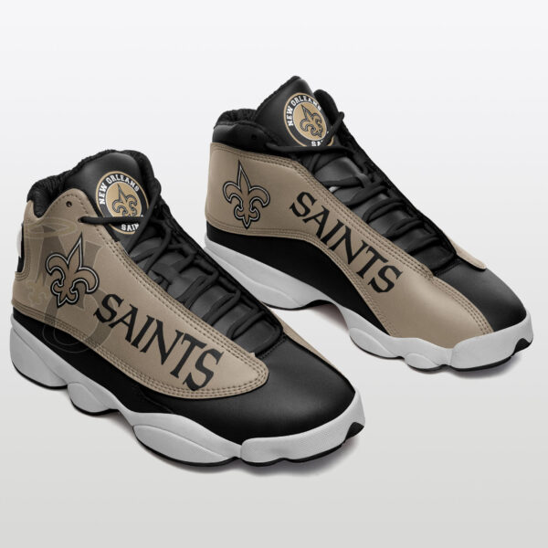 Tubopro New Orleans Saints NFL AJ13 Sneakers Shoes For Men And Women - Image 2
