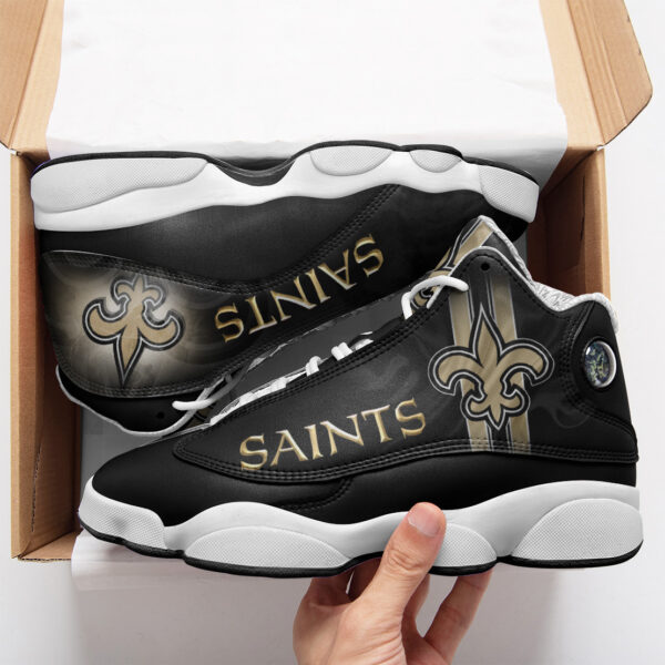 Tubopro New Orleans Saints NFL AJ13 Sneakers Shoes For Men And Women - Image 2
