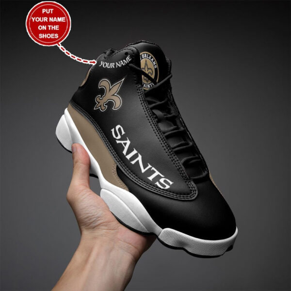 Tubopro New Orleans Saints NFL AJ13 Sneakers Shoes For Men And Women - Image 3