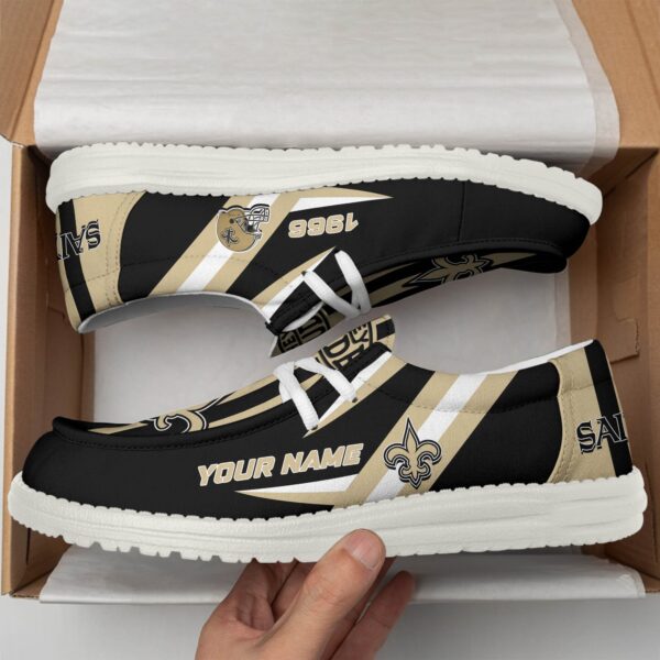 Tubopro New Orleans Saints Personalized Hey Dude Shoes For Men And Women - Image 2