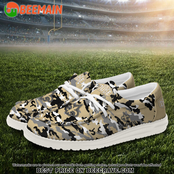 Tubopro New Orleans Saints Personalized Hey Dude Shoes For Men And Women - Image 2