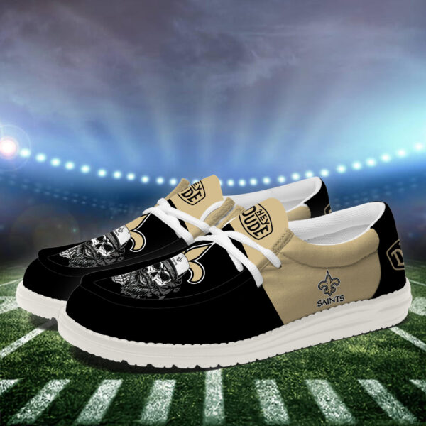 Tubopro New Orleans Saints Personalized Hey Dude Shoes For Men And Women - Image 2