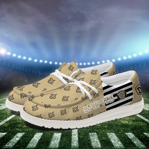 Tubopro New Orleans Saints Personalized Hey Dude Shoes For Men And Women - Image 3
