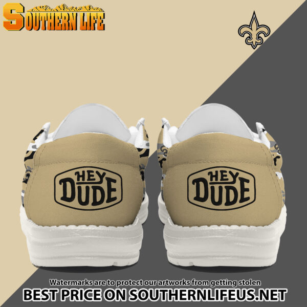 Tubopro New Orleans Saints Personalized Hey Dude Shoes For Men And Women - Image 3